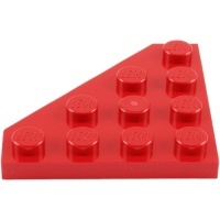17100 lego 30503 6278445 плитка 4x4 красный 1szt