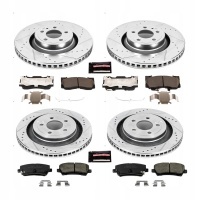 Тормозные диски i колодки powerstop z23 мустанг 2.3 / gt 2015