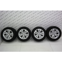 Литые диски R16 8J16 H2 ET46 с резиной 225/55/16 Pirelli Cinturato P7 Mercedes E-Klasse W212 2009 A2124010202