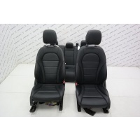 Комплект сидений (черная перфорированная кожа) Mercedes GLC X253, C253 2014