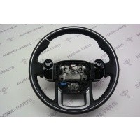 Руль кожа/хром с лепестками, с обогревом (сенсорные кнопки) Land Rover Range Rover 30DDTX L494 2013 LR116235