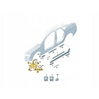 Подкрылок спойлер передняя левый audi a7 4g8853887j aso