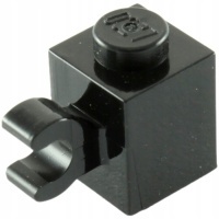 03824 lego 60476 4535765 brick 1x1 - чёрный 1szt