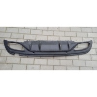 Юбка бампера задняя задняя мерседес c w205 amg