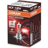 лампа osram nightbreaker сильвер h7 + 100% 10 шт