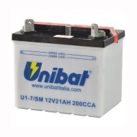 Аккумулятор unibat u1 - 7 , 21ah , 200a kosiarka
