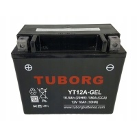 аккумулятор tuborg yt12a - bs гель 10.5ah 180a гелевый