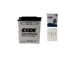 аккумулятор eb14 - b2 / yb14 - b2 12v 14ah 145a exide