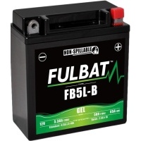 аккумулятор гелевый fulbat yb5l - b 12v 5.3ah 65a п +