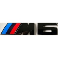 bmw m6 f06 f12 / 13 эмблема значек логотип чёрный
