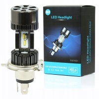 Лампа светодиодный h4 hs1 m8 motocykl skuter 30w 3200 lm