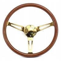 Руль деревянный real красное дерево 380mm ретро nardi