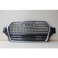 решетка радиатора передняя хромированная audi q7 ii 4m0 15 - 20