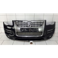 Touareg i рестайлинг 06 - бампер передняя в сборе lc9z