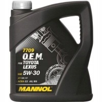 масляный mannol oem 5w30 toyota lexus 4l дешевые фильтры