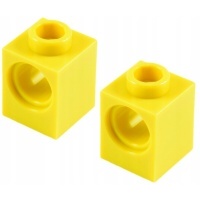 22163 lego 6541 654124 techn brick 1x1 желтый 2шт