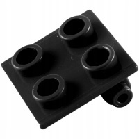 17345 lego 6134 4124096 - петля 2x2 - чёрный 1szt