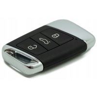 Ключ чёрный volkswagen 3 кнопки 3g0800375at