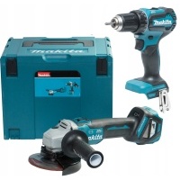 Комплект инструментов makita dga513 + ddf485 18v lxt