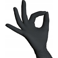 перчатки nitrylowe черные 8 100szt.