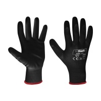 перчатки рабочие защитные м 8 черные 12par приложение