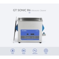 gtsonic r6 ultradźwiękowa myjka 6l 150w с cyfrowym