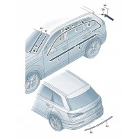 * накладка декоративная słupka а audi q7 оригинал oe