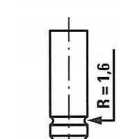 [r4760 / rarnt] клапан выхлопной 31x7x103 , 5 подходит