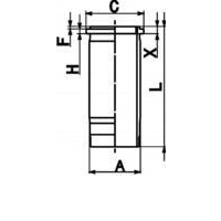 [40459961] комплект поршень с tuleją 130mm подходит для