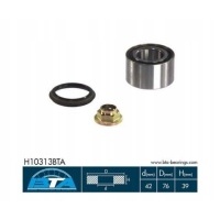 [h10312bta] комплект подшипники колёса передняя 42x80x45