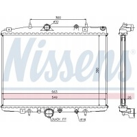 [63703] радиатор двигателя подходит do: citroen c5 i
