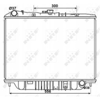 [53517] радиатор двигателя подходит do: opel montere