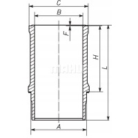 061 вн 26 01 mahle original válcové pouzdro