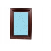 Окно пвх pcw 3 стекло 1x красное дерево 1465x1135 u=0 , 72