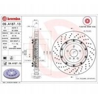 brembo диск тормозной 380x34 v nissan