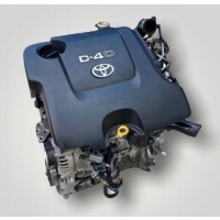 Двигатель в сборе toyota yaris ii 1.4 d4d 1n - p72l