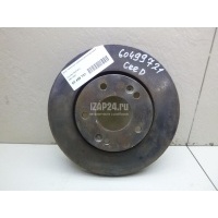 Диск тормозной передний вентилируемый ABS Carens (2002 - 2006) 17640