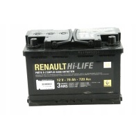 аккумулятор 12v 70ah 720a l3 оригинал renault