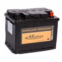 аккумулятор akbattery 55 - 1 - n 55ah 440 а 12v п +