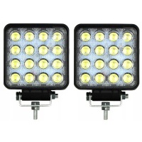 Фара рабочая 16 светодиодный 48w 12 - 24v ledowa x2 искусства