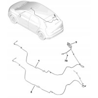 Провода омывателей задняя citroen c4 пикассо