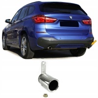 Наконечники выдохе хромированная bmw x1 f48 14 +