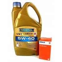Масляный ravenol vst 5w40 5l + фильтр масляный audi volkswagen skoda