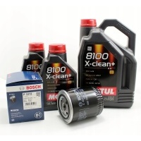 Фильтр масляный + масляный motul audi a4 b7 3.0passat b5 2.8