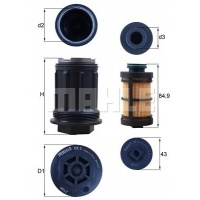 Ux 3kit mahle original фильтр mocznikowy