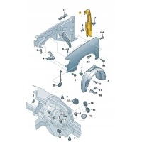 Заполнение крыла левая 4b0821111c audi a6