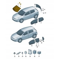 Стекло стекло volkswagen гольф vi оригинал