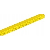 Lego technic liftarm 1x13 41239 желтый 2 шт
