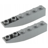 11105a lego 42023 4210779 скос 6x1 c.szary дб 2шт