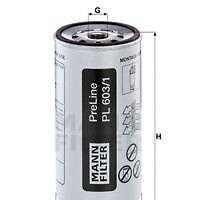 mann - filter ru 603 / 1 x фильтр топлива